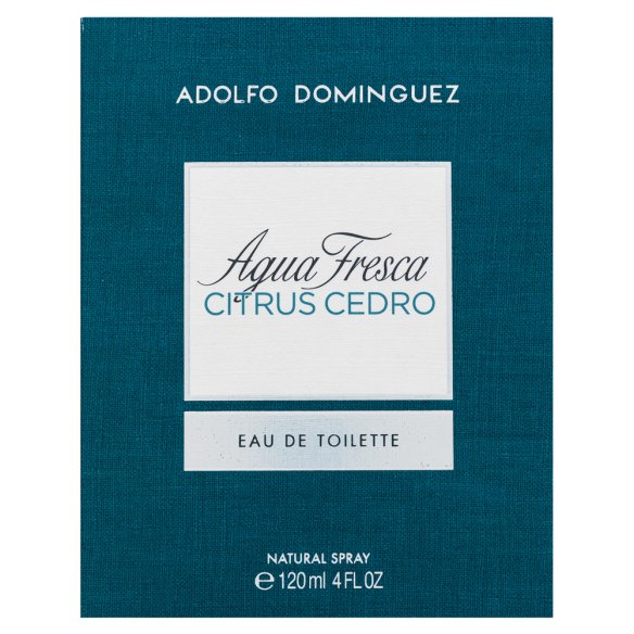 Adolfo Dominguez Agua Fresca Citrus Cedro Eau de Toilette férfiaknak 120 ml