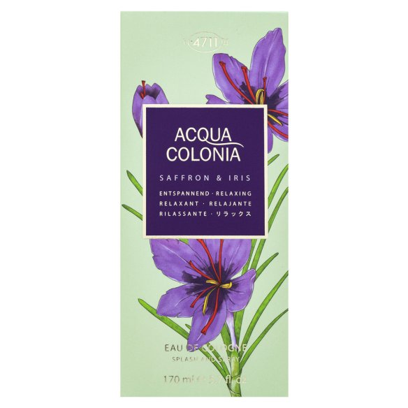 4711 Acqua Colonia Saffron & Iris woda kolońska unisex 170 ml