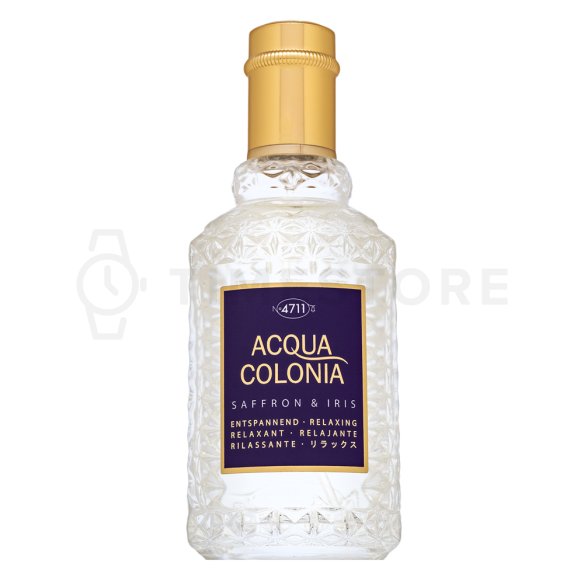 4711 Acqua Colonia Saffron & Iris eau de cologne unisex 50 ml