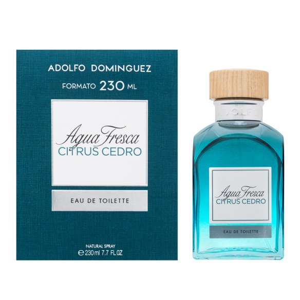 Adolfo Dominguez Agua Fresca Citrus Cedro Eau de Toilette férfiaknak 230 ml