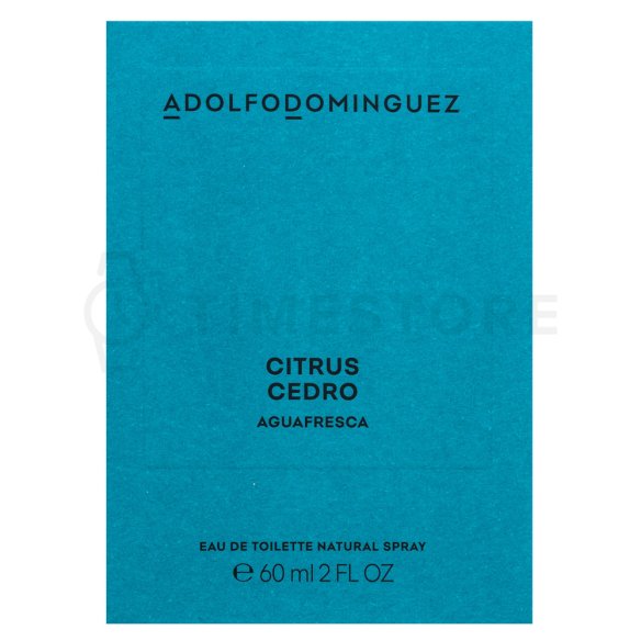 Adolfo Dominguez Agua Fresca Citrus Cedro Eau de Toilette bărbați 60 ml