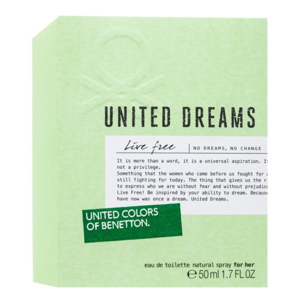 Benetton United Dreams Live Free toaletná voda pre ženy 50 ml