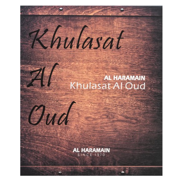 Al Haramain Khulasat Al Oud Eau de Parfum férfiaknak 100 ml
