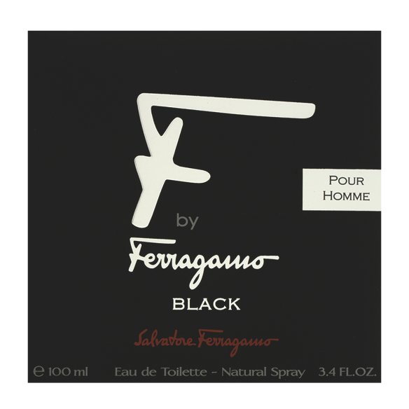 Salvatore Ferragamo F by Ferragamo Pour Homme Black Eau de Toilette férfiaknak 100 ml