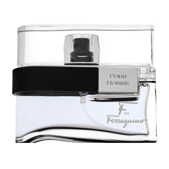 Salvatore Ferragamo F by Ferragamo Pour Homme Black Eau de Toilette férfiaknak 30 ml