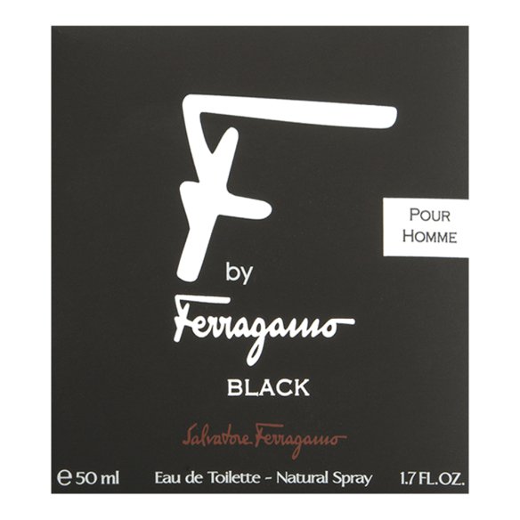 Salvatore Ferragamo F by Ferragamo Pour Homme Black Toaletna voda za moške 50 ml