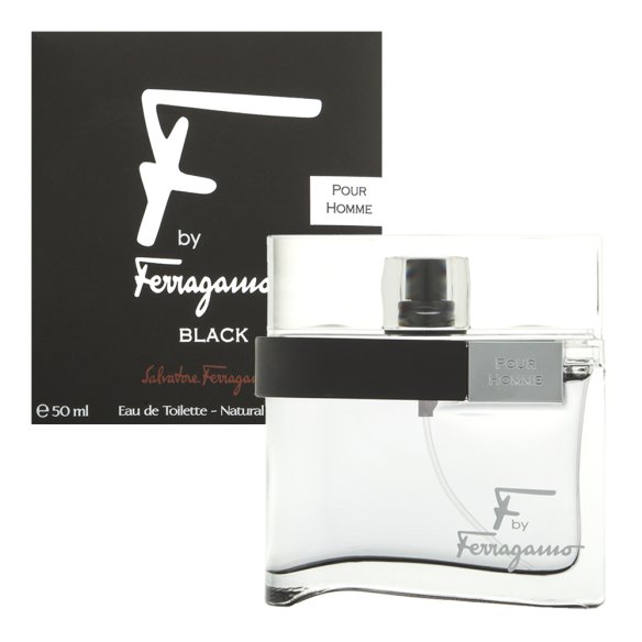 Salvatore Ferragamo F by Ferragamo Pour Homme Black Eau de Toilette para hombre 50 ml