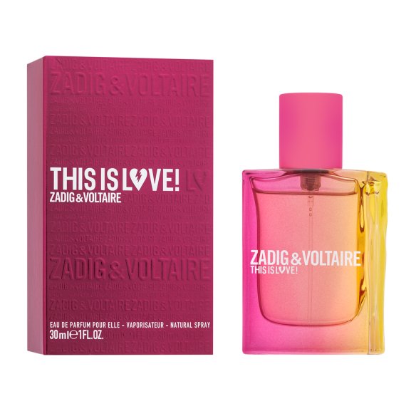Zadig & Voltaire This is Love! for Her Eau de Parfum nőknek 30 ml