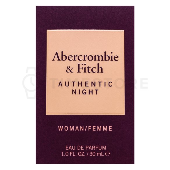 Abercrombie & Fitch Authentic Night Woman Eau de Parfum femei 30 ml