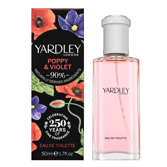 Yardley Poppy and Violet Eau de Toilette nőknek 50 ml