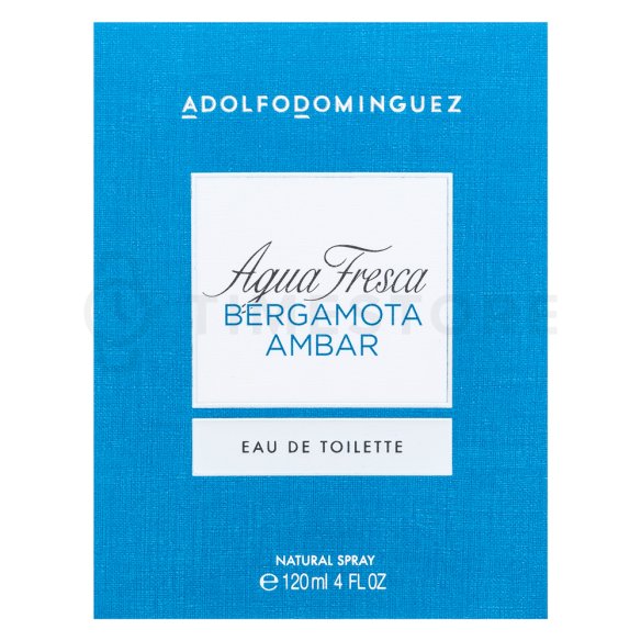 Adolfo Dominguez Agua Fresca Bergamota Ambar Eau de Toilette férfiaknak 120 ml