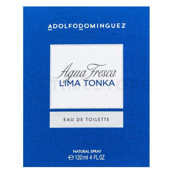 Adolfo Dominguez Agua Fresca Lima Tonka Eau de Toilette férfiaknak 120 ml