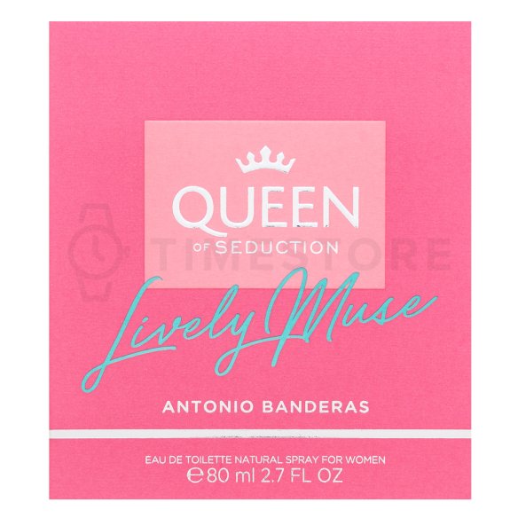 Antonio Banderas Queen Of Seduction Lively Muse Eau de Toilette nőknek 80 ml