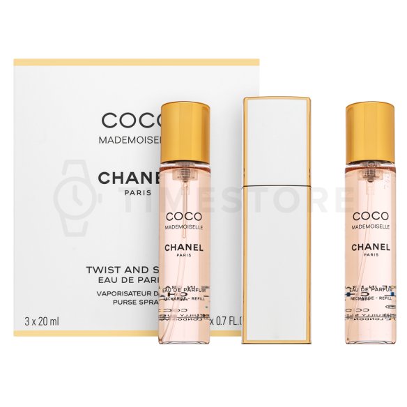 Chanel Coco Mademoiselle - Twist and Spray Eau de Parfum nőknek 3 x 20 ml
