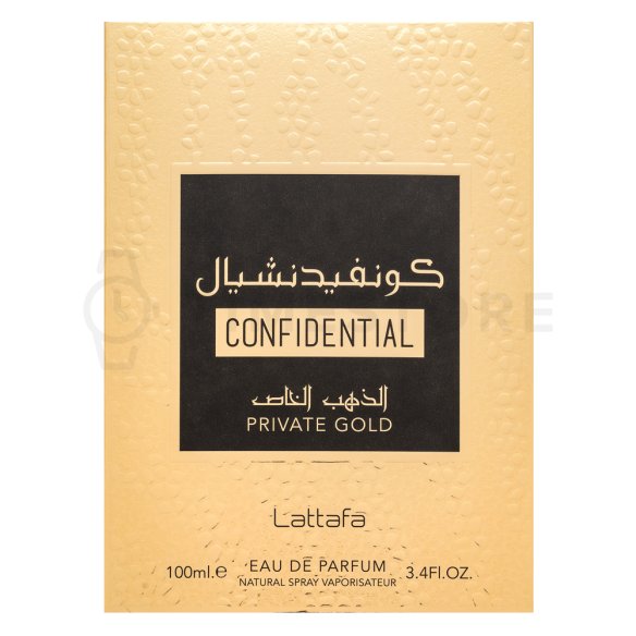 Lattafa Confidential Private Gold woda perfumowana unisex 100 ml