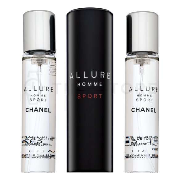 Chanel Allure Homme Sport - Refillable toaletna voda za muškarce 3 x 20 ml