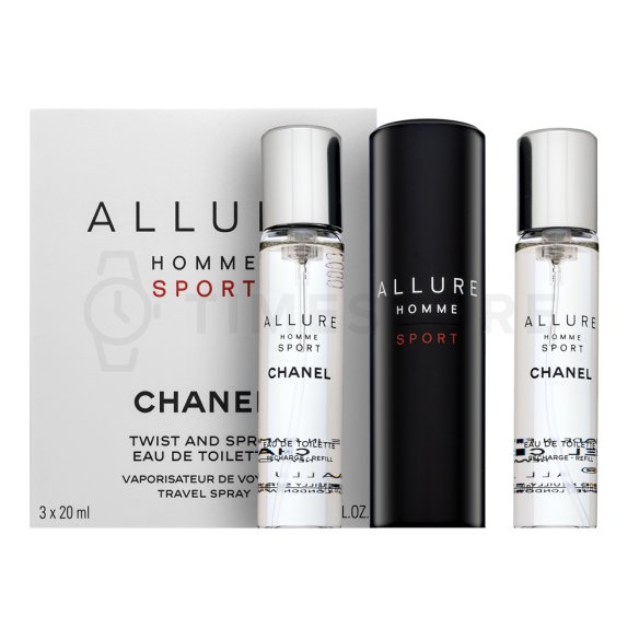 Chanel Allure Homme Sport - Refillable toaletna voda za muškarce 3 x 20 ml