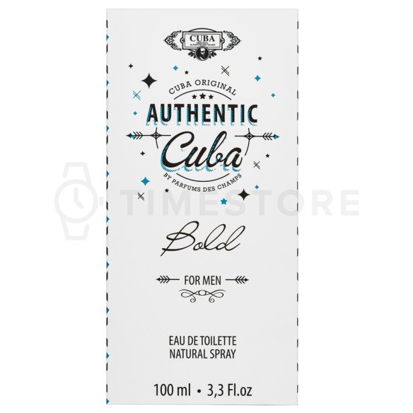 Cuba Authentic Bold Eau de Toilette férfiaknak 100 ml