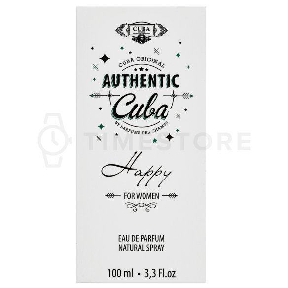 Cuba Authentic Happy woda perfumowana dla kobiet 100 ml