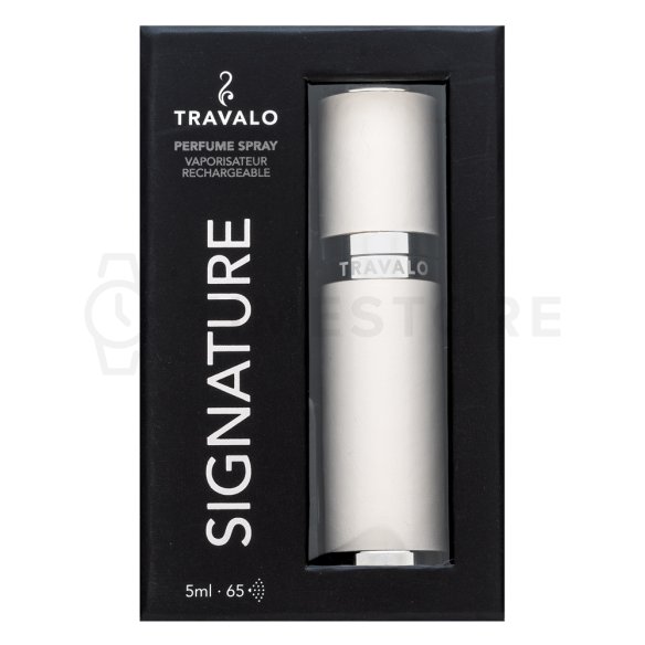 Travalo Signature за многократно пълнене унисекс White 5 ml