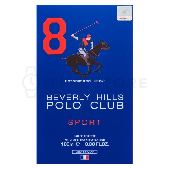 Beverly Hills Polo Club 8 Sport Eau de Toilette para hombre 100 ml