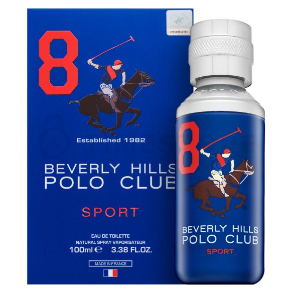 Beverly Hills Polo Club 8 Sport Eau de Toilette da uomo 100 ml