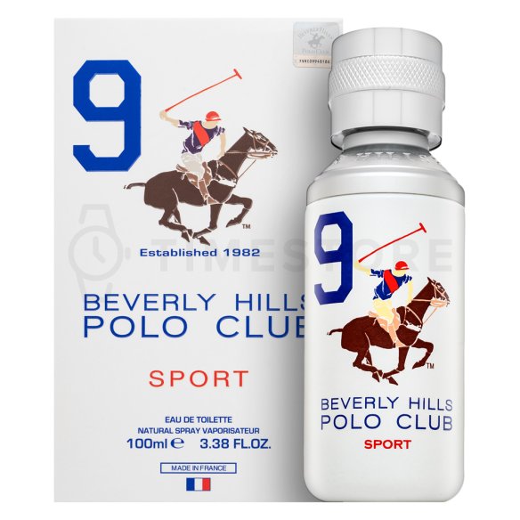 Beverly Hills Polo Club 9 Sport Eau de Toilette bărbați 100 ml