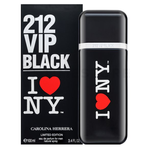 Carolina Herrera 212 VIP Black I Love NY Limited Edition Eau de Parfum férfiaknak 100 ml