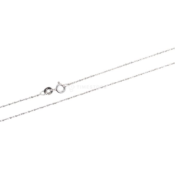 Silberne Kette, zartes Design