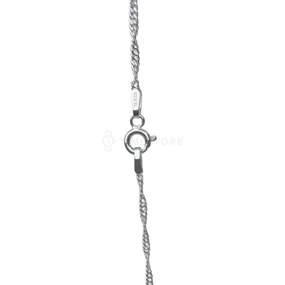 Cadena de plata, diseño delicado