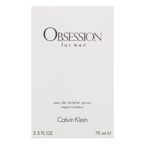 Calvin Klein Obsession for Men Eau de Toilette para hombre 75 ml