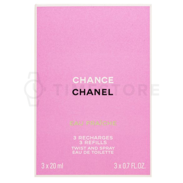 Chanel Chance Eau Fraiche - Refill toaletní voda pro ženy 3 x 20 ml