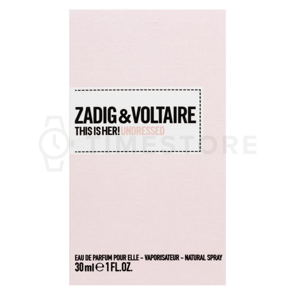 Zadig & Voltaire This Is Her! Undressed parfemska voda za žene 30 ml