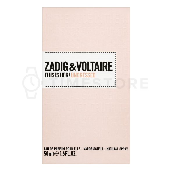 Zadig & Voltaire This Is Her! Undressed Eau de Parfum para mujer 50 ml