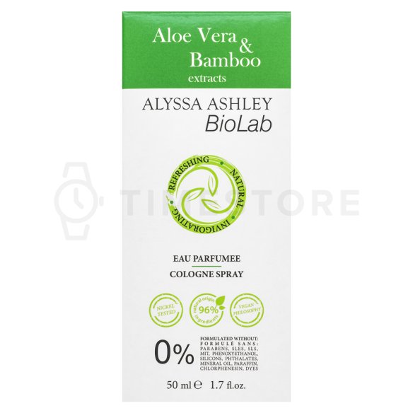 Alyssa Ashley Biolab Aloe Vera & Bamboo kolínská voda unisex 50 ml