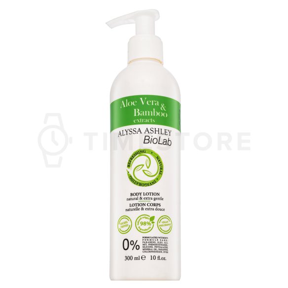 Alyssa Ashley Biolab Aloe Vera & Bamboo Loción corporal unisex 300 ml