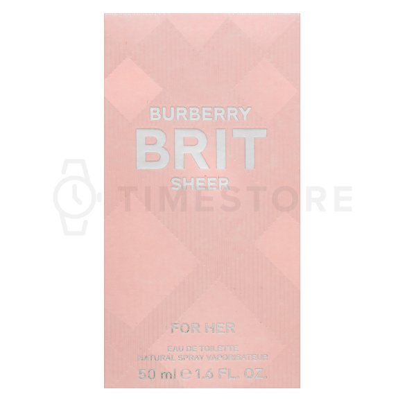 Burberry Brit Sheer toaletní voda pro ženy 50 ml