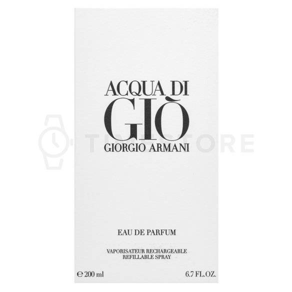 Armani (Giorgio Armani) Acqua di Gio Pour Homme - Refillable Eau de Parfum férfiaknak 200 ml