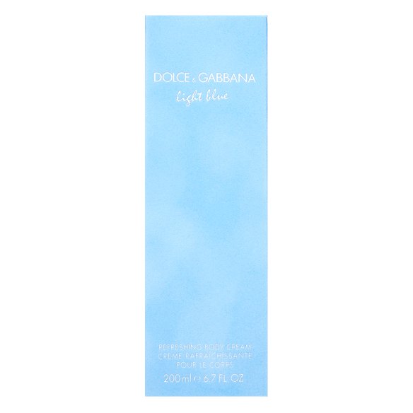 Dolce & Gabbana Light Blue tělový krém pro ženy 200 ml