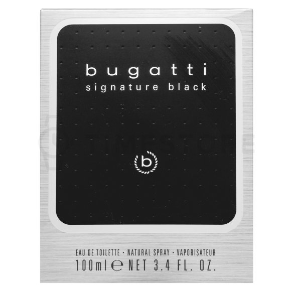 Bugatti Signature Black Eau de Toilette bărbați 100 ml