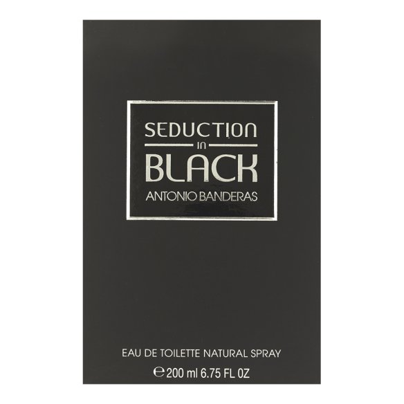 Antonio Banderas Seduction in Black Eau de Toilette férfiaknak 200 ml
