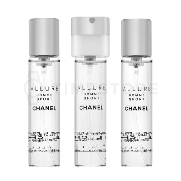 Chanel Allure Homme Sport - Refill toaletna voda za muškarce 3 x 20 ml