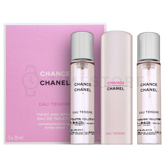 Chanel Chance Eau Tendre - Refill Eau de Toilette nőknek 3 x 20 ml