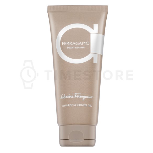 Salvatore Ferragamo Ferragamo Bright Leather Gel de ducha para hombre 200 ml