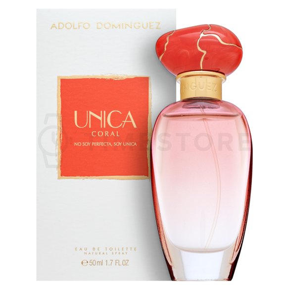 Adolfo Dominguez Unica Coral Eau de Toilette da donna 50 ml