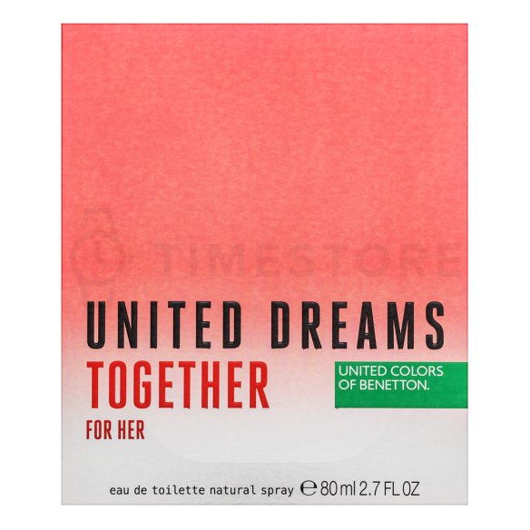 Benetton United Dreams Together For Her toaletní voda pro ženy 80 ml