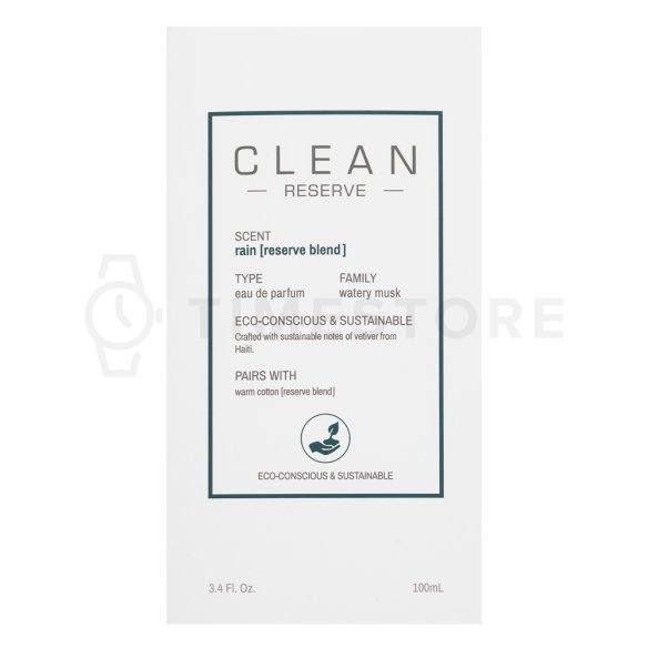 Clean Reserve Rain [Reserve Blend] Eau de Parfum unisex 100 ml