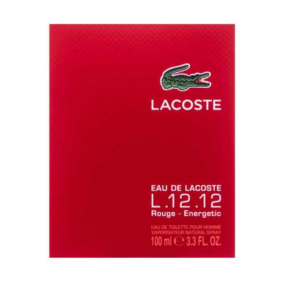Lacoste Eau de Lacoste L.12.12. Rouge Energetic woda toaletowa dla mężczyzn 100 ml