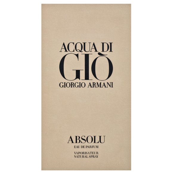 Armani (Giorgio Armani) Acqua di Gio Absolu Eau de Parfum férfiaknak 125 ml