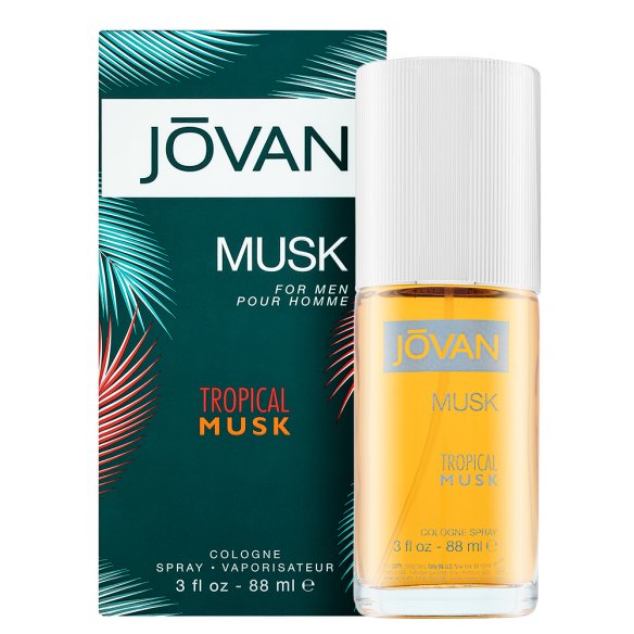 Jovan Tropical Musk Eau de Cologne férfiaknak 88 ml